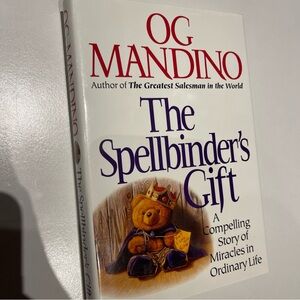 The Spellbinders Gift OG Mandino Hardcover Book 1995 Vintage book like new
